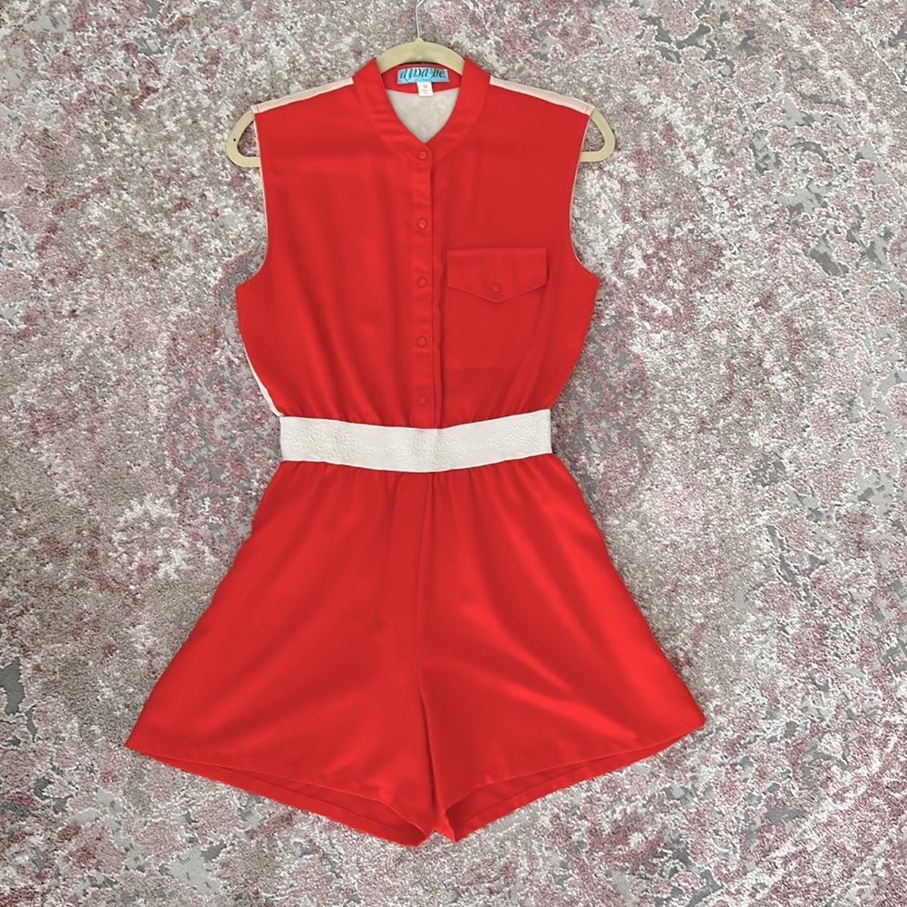 Dina Be Orange Romper